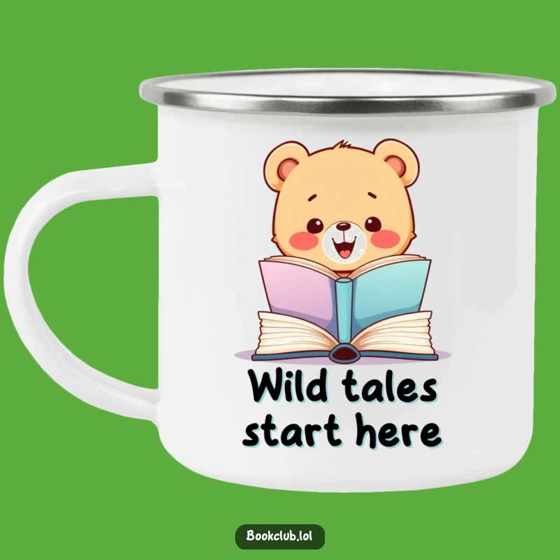 Funny Bear Cub Camping Mug: Adventure Fuel, Perfect Outdoor Gift