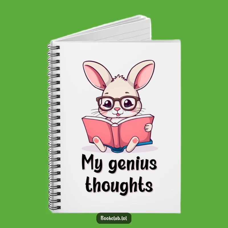 Funny Rabbit Notebook: Jot Down Ideas with Intellectual Wit
